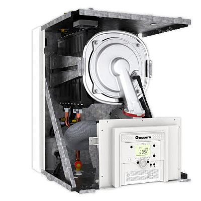 Настенный газовый конденсационный одноконтурный котел отопления Gassero Wallcon Xtreme 115 кВт