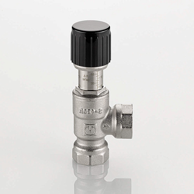 Клапан перепускной VALTEC угловой 3/4 (20-60 кПа) (VT.665.N.0502)