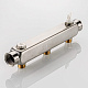 Коллектор VALTEC SQ из нержавеющей стали, шаг 100 мм 1x1/2x5 (VTc.510.SQ.060405)