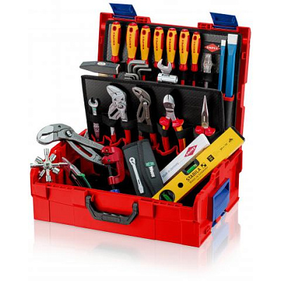 Набор инструментов KNIPEX BOXX чемодан инструментальный для сантехники, 52 пр.