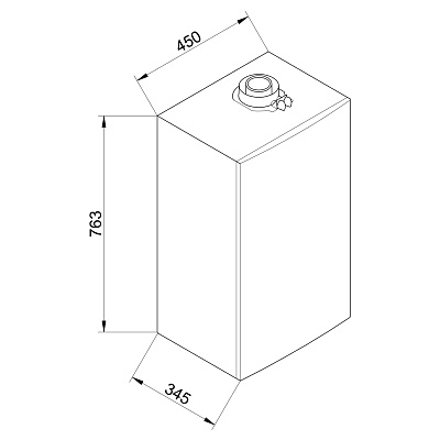 Настенный газовый конденсационный котел отопления Baxi LUNA Platinum+ 24 GA
