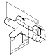 Смеситель для ванны с душем AM.PM Like F8050000