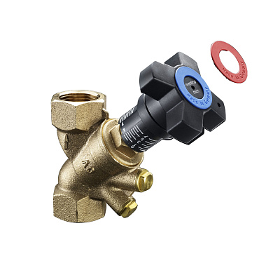 Регулирующий вентиль Oventrop Hydrocontrol VTR, ВР-ВР, DN 25, PN 16, с заглушками