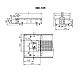 Внутрипольный конвектор с естественной конвекцией Techno Power KVZ 300-105-800