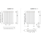 Стальной трубчатый радиатор отопления КЗТО QUADRUM 50 V 500-4