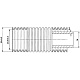 Труба гофрированная Valfex CorrugatedPipe 25x20,4 мм синяя